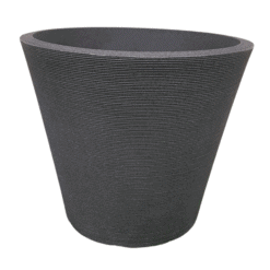 גביע קווים נמוך בצבע שחור