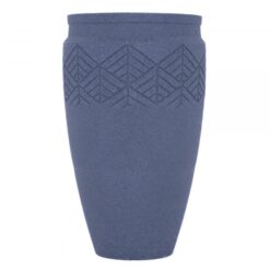 גביע דקורטיבי מעוטר בצבע אפור