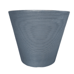 גביע קווים נמוך בצבע אפור ככה