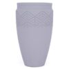 גביע דקורטיבי מעוטר בצבע אפור