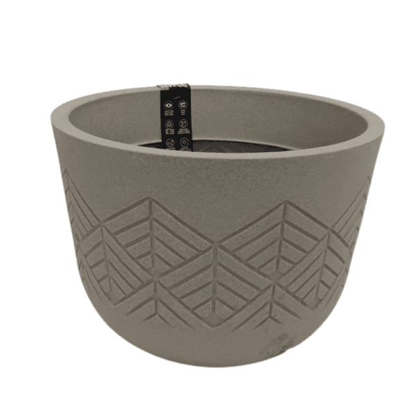 אדנית מעוטרת נמוכה בצבע חול