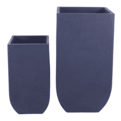 סט גביעים גבהים בצבע שחור