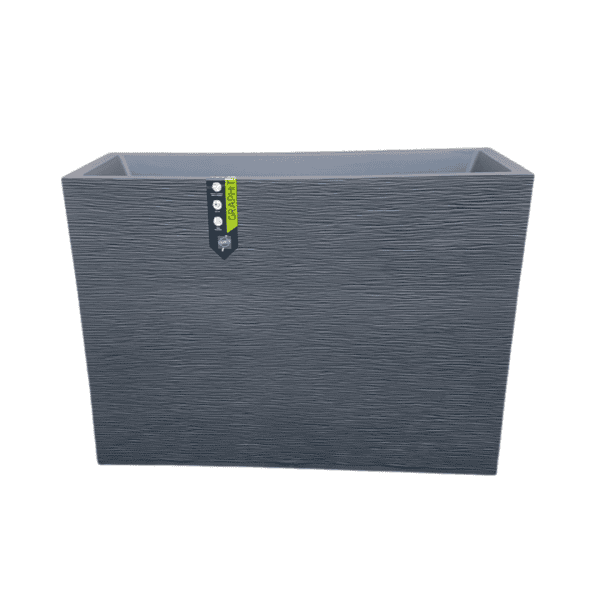 אדנית גבהה פסים בצבע אפור