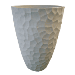 גביע דקורטיבי מעוטר בצבע לבן