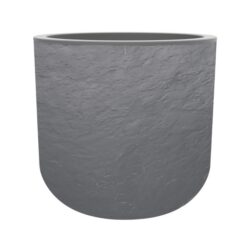 אדנית עגולה אבן צבע אפור