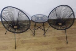 סט קפה לגינה צבע שחור