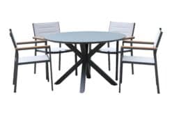 שולחן ישיבה עגול - דגם קורפו