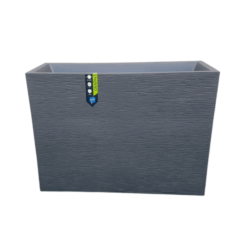 אדנית גבהה פסים בצבע אפור