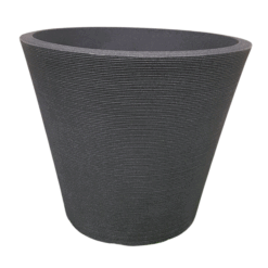 גביע קווים נמוך בצבע שחור