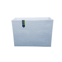 אדנית גבהה פסים בצבע לבן