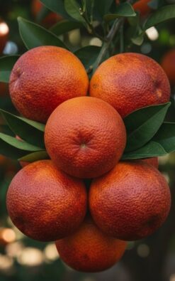 עץ תפוז דם מזן סנגווינלי בוגדל בינוני או בוגר